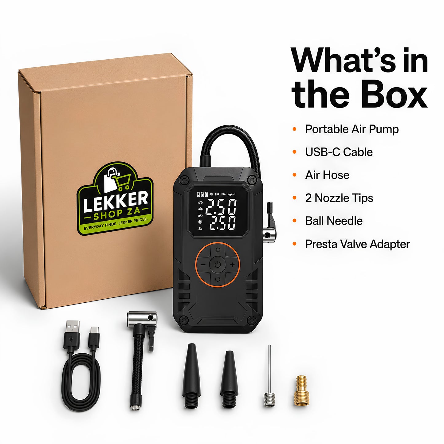 UltraPump Pro | Portable Rechargeable Digital Tyre Inflator