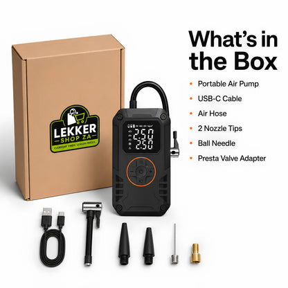 UltraPump Pro | Portable Rechargeable Digital Tyre Inflator